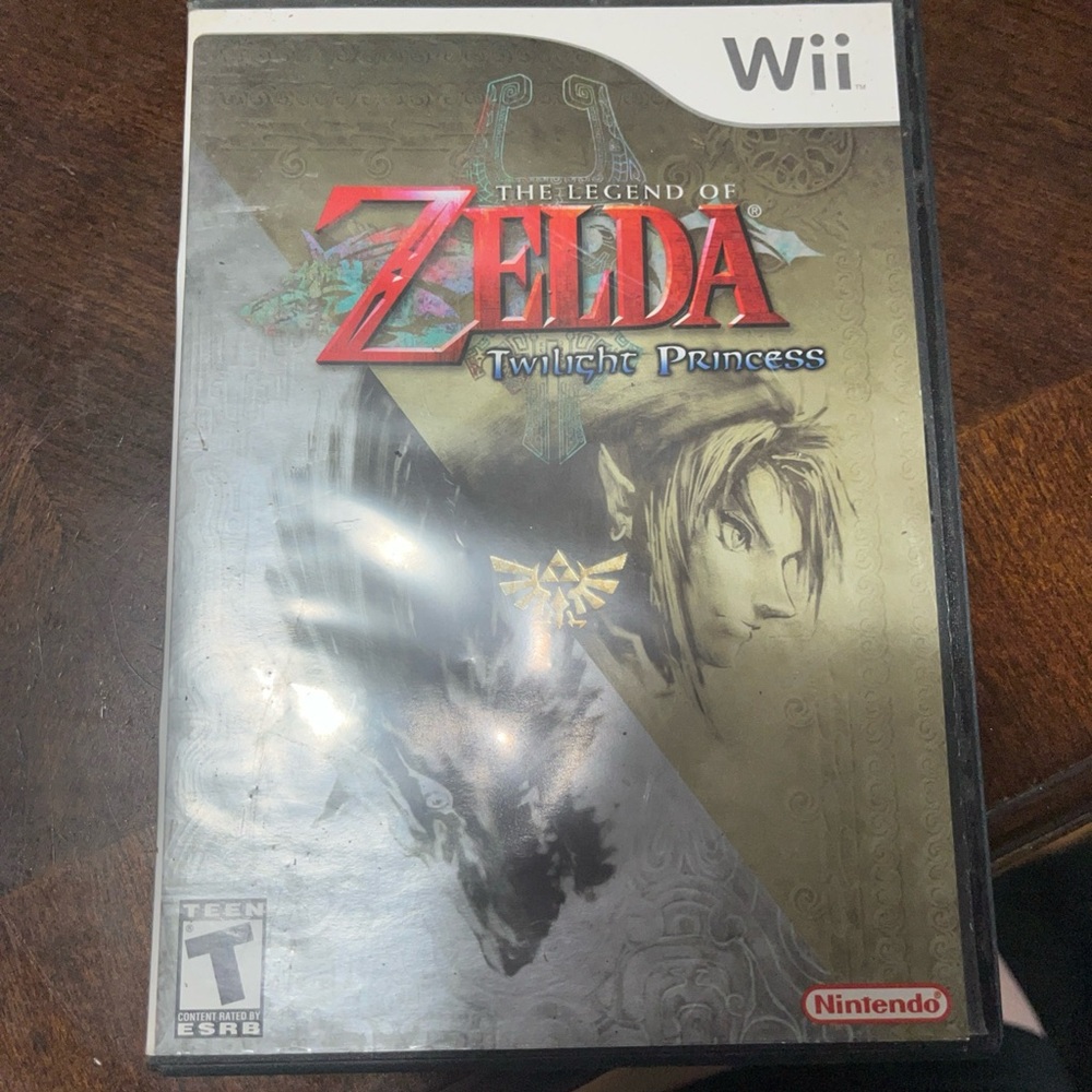 Nintendo Black Video Game The Legend of Zelda Twilight Princess